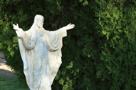 The Good Shepherd sculptureの写真素材