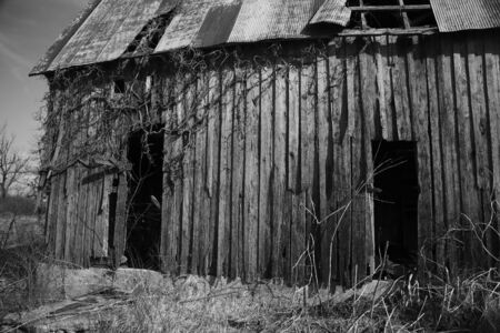 Country weathered barnの写真素材
