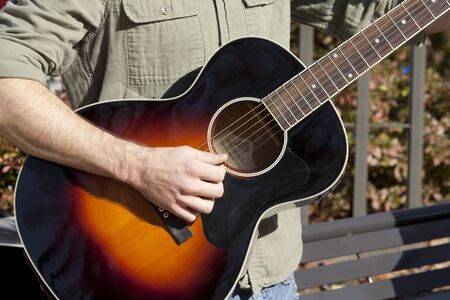 Street guitarist