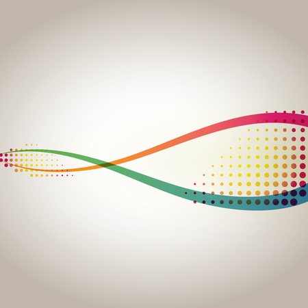 Simple Wave Backgroundのイラスト素材