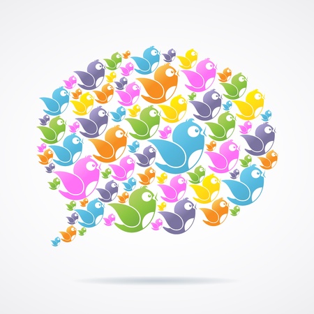 Social Media Communication のイラスト素材