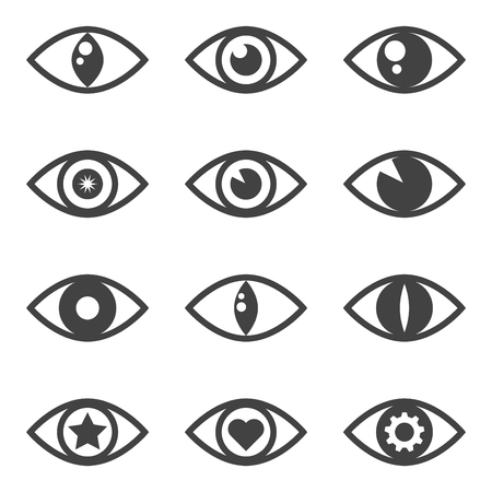 Eyes icon.のイラスト素材