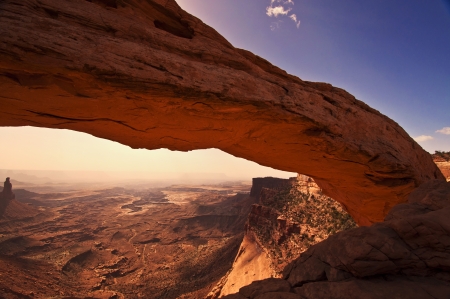 A View of Mesa archの写真素材
