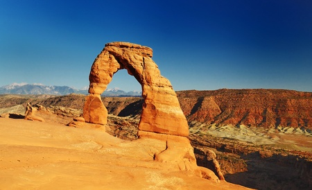 Beautiful Arches National Parkの写真素材