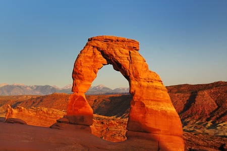 Beautiful Arches National Parkの写真素材