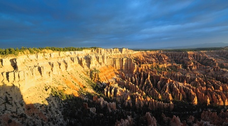 A Beautiful view of Bryce Point Taken at sunriseの写真素材