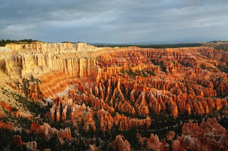 A Beautiful view of Bryce Point Taken at sunriseの写真素材