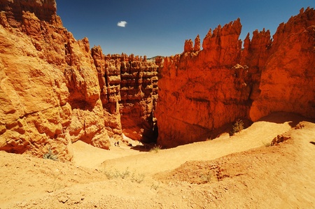 A Beautiful view from navajo trailの写真素材