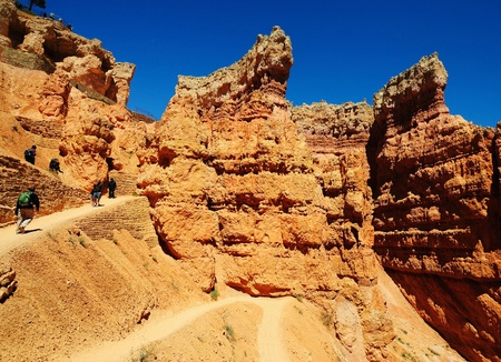 A Beautiful view from navajo trailの写真素材