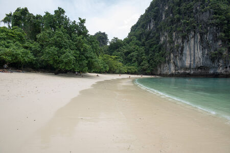 Beautiful Bay in Hong Island - Krabi Province, Thailandのeditorial素材