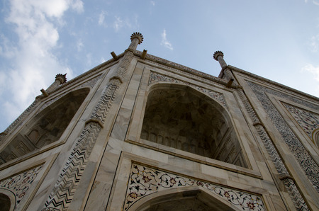 Taj Mahal, Agra, Uttar Pradesh, India.のeditorial素材
