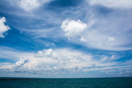 Beautiful blue ocean and sky.の写真素材