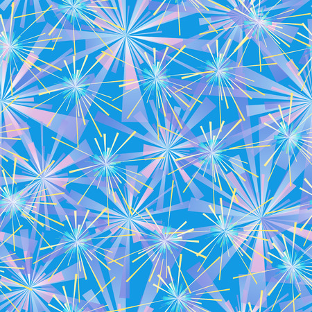 Vector illustration of  blue sky in holiday.のイラスト素材