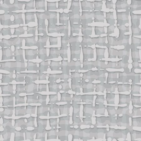 Abstract seamless background of gray intersecting strips.のイラスト素材