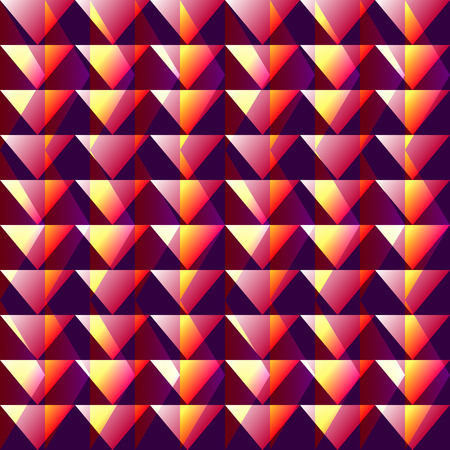 Vector colorful seamless geometric pattern of trianglesのイラスト素材
