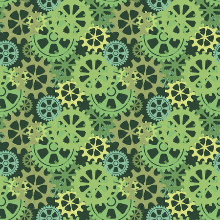 Seamless background with gears the wheels. Vector illustration.のイラスト素材