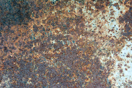 Old rusty sheet of iron background. Steampunk style is a template for design.の写真素材