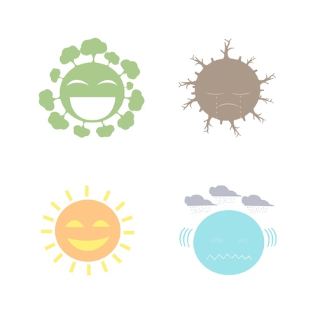 Depicting the seasons の写真素材