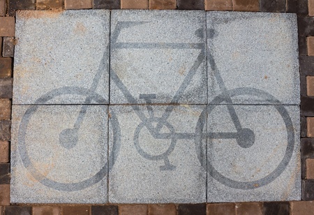 Bicycle symbol の写真素材