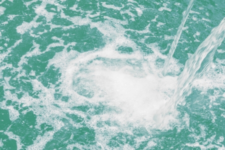 Change the water in the poolの写真素材