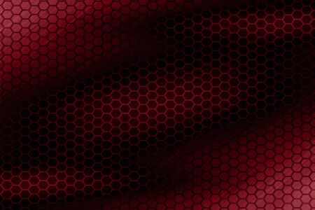 dark red abstract hexagon background 