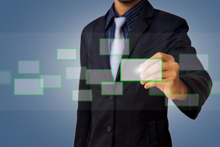 Touch screen の写真素材