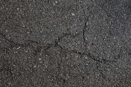 Road crackの写真素材