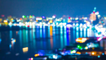 Bokeh light colour abstract background.