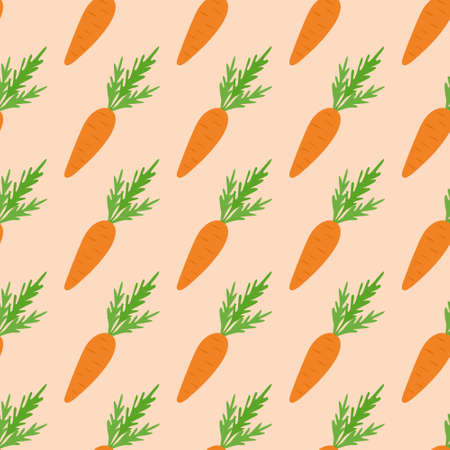 Seamless vegetable pattern for textiles, children's clothing, fabric, cover, wallpaper.