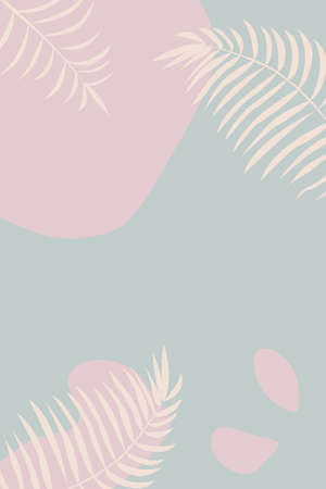 Modern vector minimalist illustration in boho style for invitations, greeting cards, posters, banners, brochures.のイラスト素材