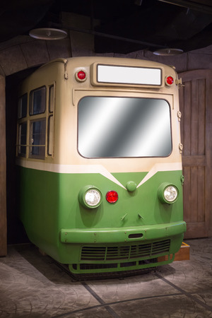 vintage tramの写真素材