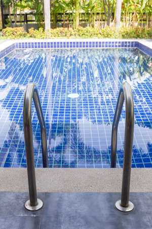 Swimming pool with stairのeditorial素材
