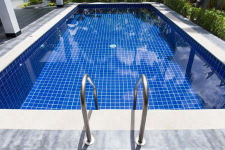 Swimming pool with stairのeditorial素材