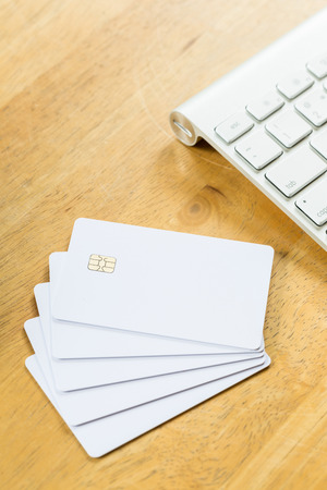 Blank Credit Card With Electronic Chipの写真素材