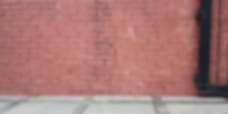 Totally Blur Photo, Old Red Brick Wall for your background or element designの写真素材