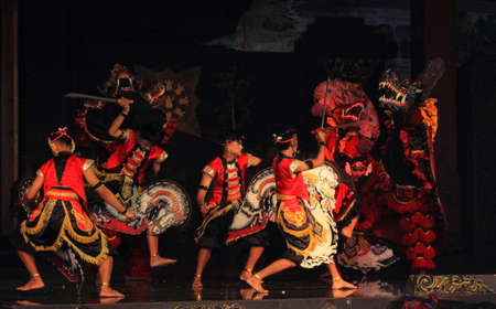 Photo Editorial, Taman Mini Indonesia Indah, East Java Pavilion or Anjungan, Blitar Drama...