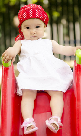 Toddler playingの写真素材