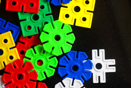 colorful lego backgroundの写真素材