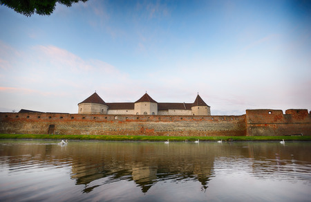 Medieval castle,Fagaras,Transylvania,Romaniaのeditorial素材