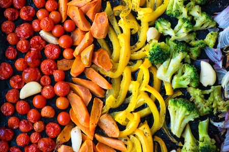 Baked vegetablesの写真素材