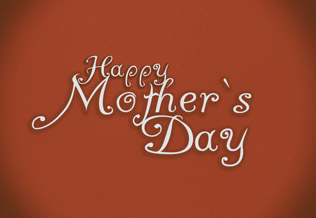 Happy Mothers Day lettering. Handmade calligraphy. Vintage styleの写真素材