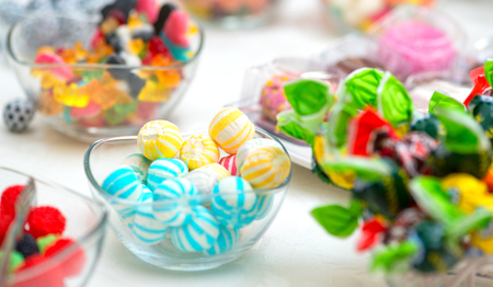 candy bar  at weddingの写真素材