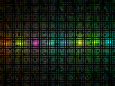 Abstract multicolor lights disco tile vector background.のイラスト素材