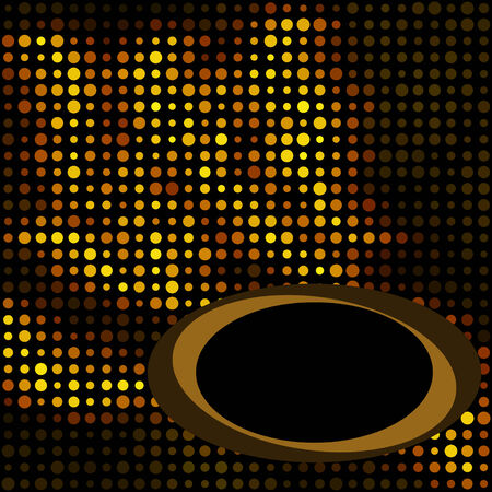 Fire mosaic background with black copy space.のイラスト素材