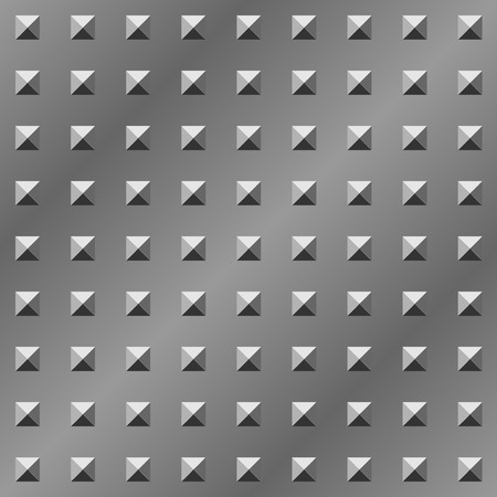 Pyramid textured metal plate seamless  pattern. のイラスト素材