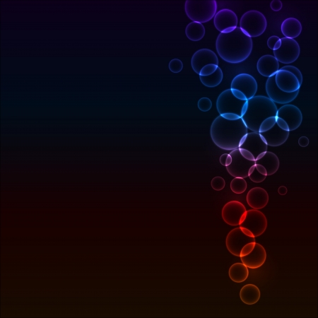 Colorful circles stream background with copy spacefile のイラスト素材