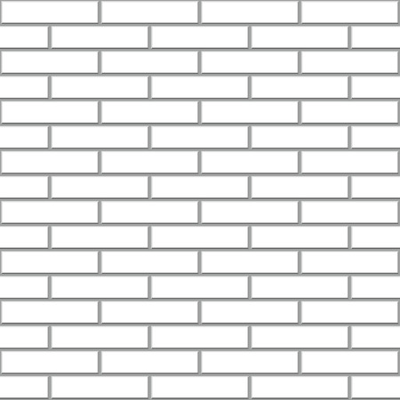 Seamless white brick wall vector pattern.のイラスト素材