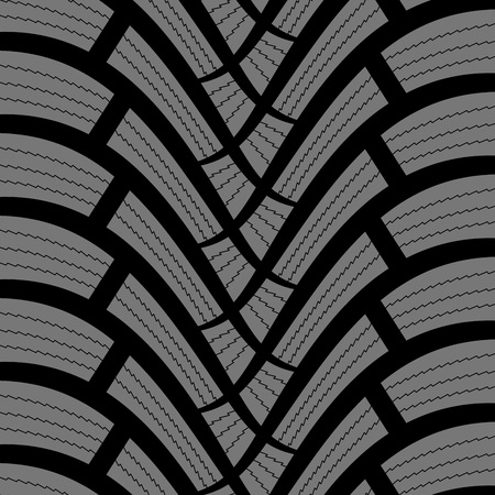 Automobile winter tire seamless vector pattern.のイラスト素材