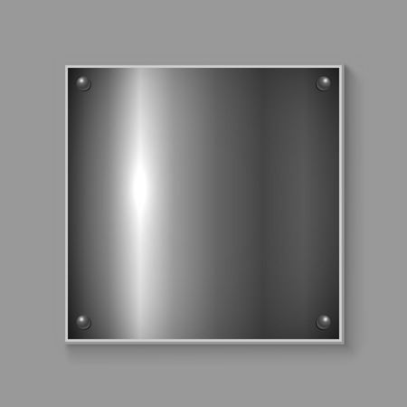 Square metal plate industrial vector background.のイラスト素材