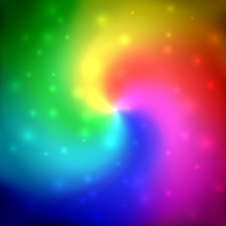 Abstract spectrum colors swirl  . Vector illustration.のイラスト素材